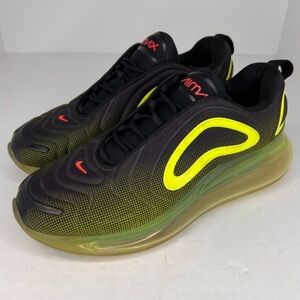 Nike Air Max 720 Mens AO2924-008 Black/Volt-Bright Burst Size 9 Athletic Shoes